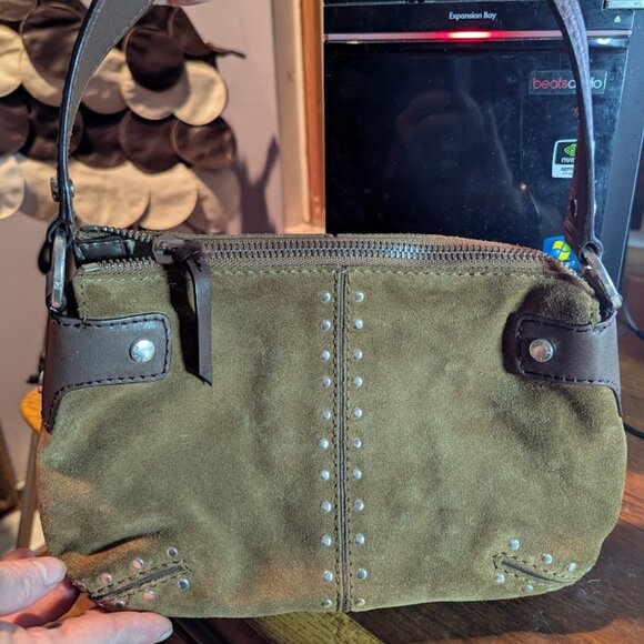 Michael Kors Suede Purse - Picture 1 of 4